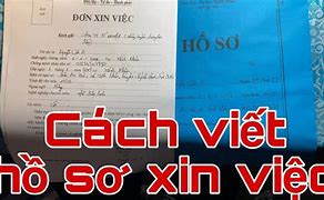 Hướng Dẫn Viết Hồ Sơ Xin Việc Làm Công Nhân