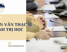 Thạc Sĩ Chính Trị Học